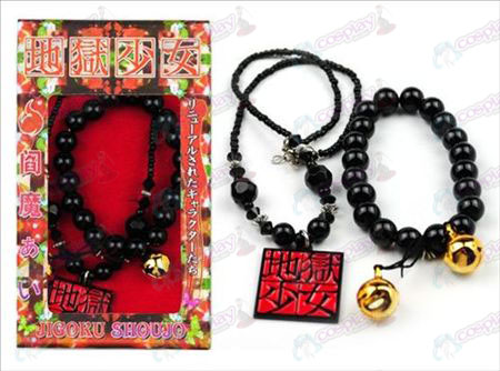 Packed Hell Girl Accessories Necklace + Bracelet
