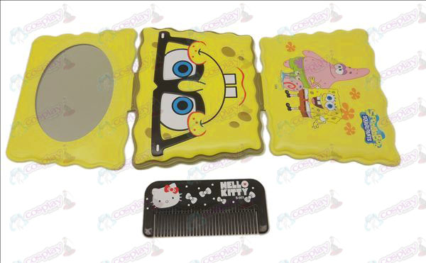 SpongeBob SquarePants Accessories mirror + comb (B)
