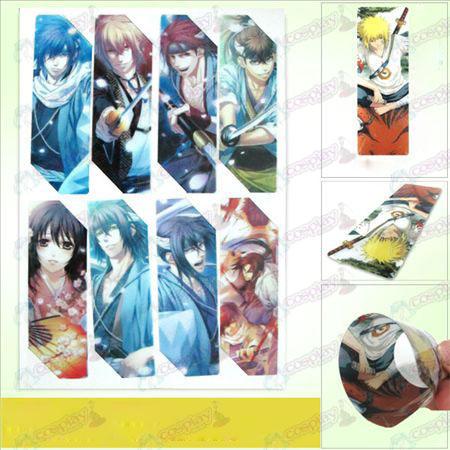 SQ003-Hakuouki Accessories anime big Bookmarks (5 version of the price)