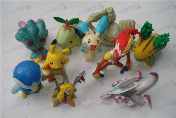 Genuine 10 Pokemon Accessories Doll (7-9cm)