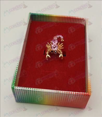 Saint Seiya Accessories scorpion ring (Pink)