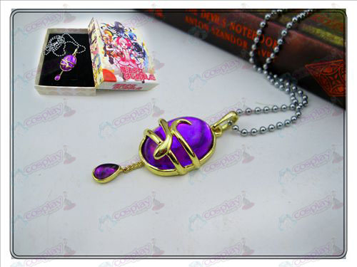 Magical Girl Accessories drop necklace (purple) Boxed