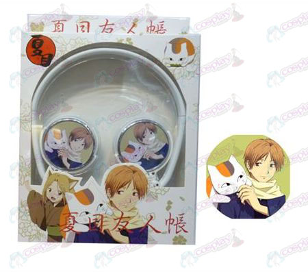 Stereo headset can be folded commutation headphones Natsume's Book of Friends Accessories
