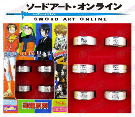 Sword Art Online Accessories Frosted Ring (6 / set)