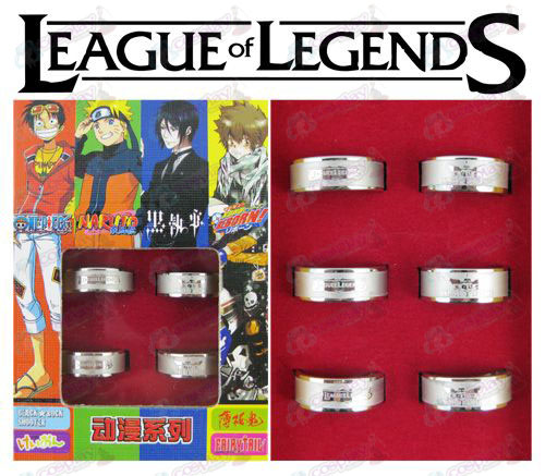 League of Legends Accessories Frosted Ring (6 / set)