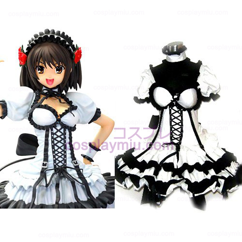 Haruhi Suzumiya Black Dress Lolita Cosplay Costume
