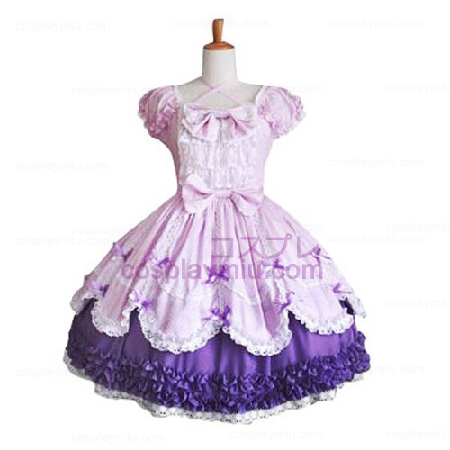 Cute Puff Sleeves Sweet Lolita Cosplay Dress