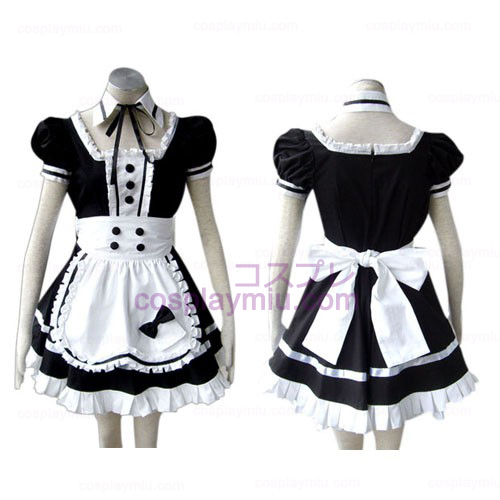 Black Gothic Lolita Cosplay Costume