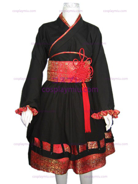 Gothic Lolita Japanese SD black cosplay costume