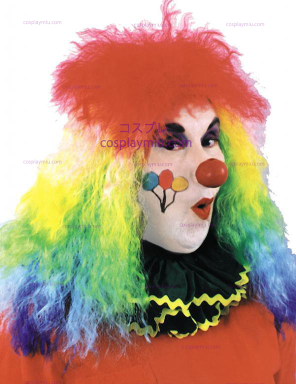 Rainbow Curly Clown Wig