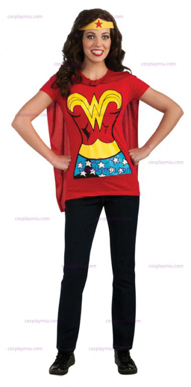 Wonder Woman Adult Shirt Costume