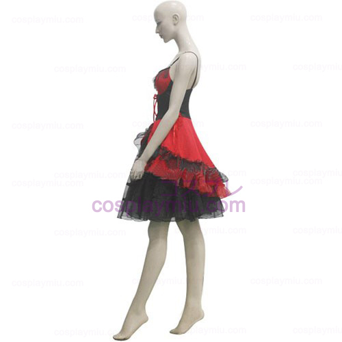 Red and Black Gallus Girl Cosplay Costume