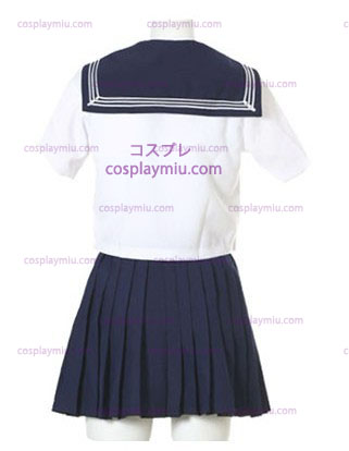 Short Sleeves Sailor School Uniform Cosplay Costume