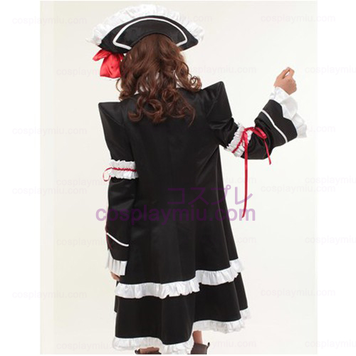 Red Lily Anna Cosplay Anime Halloween Pirate Maid Costumes
