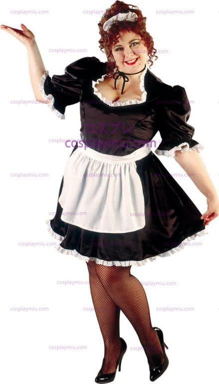 French Maid Plus Size Adult Costume