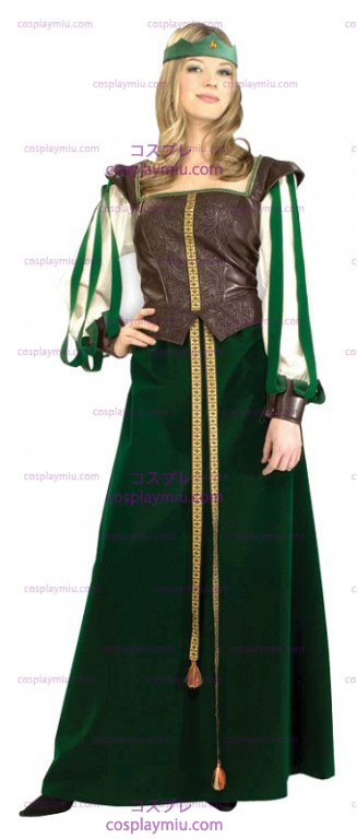 Green Maid Marian Adult Costume
