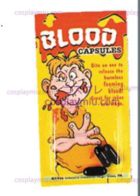 Blood Capsules,3 Per Card