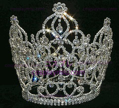 Crystal Crown with Dangles