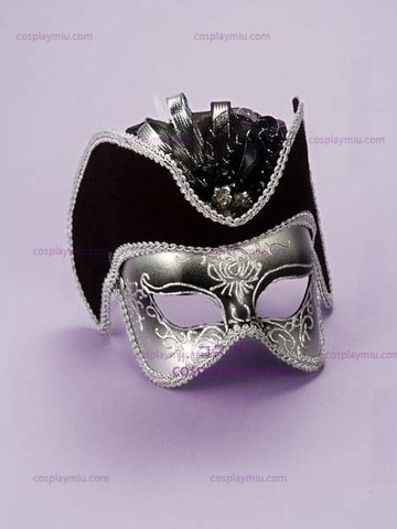 Silver Venetian Mask