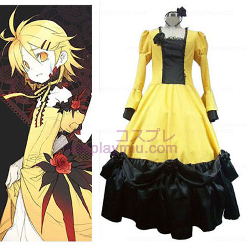 Vocaloid Rin Kagamine Yellow Halloween Cosplay Costume