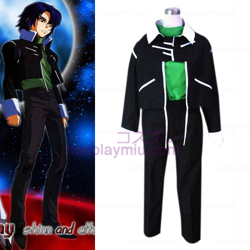 Gundam Seed Destiny Zala Green Cosplay Costume