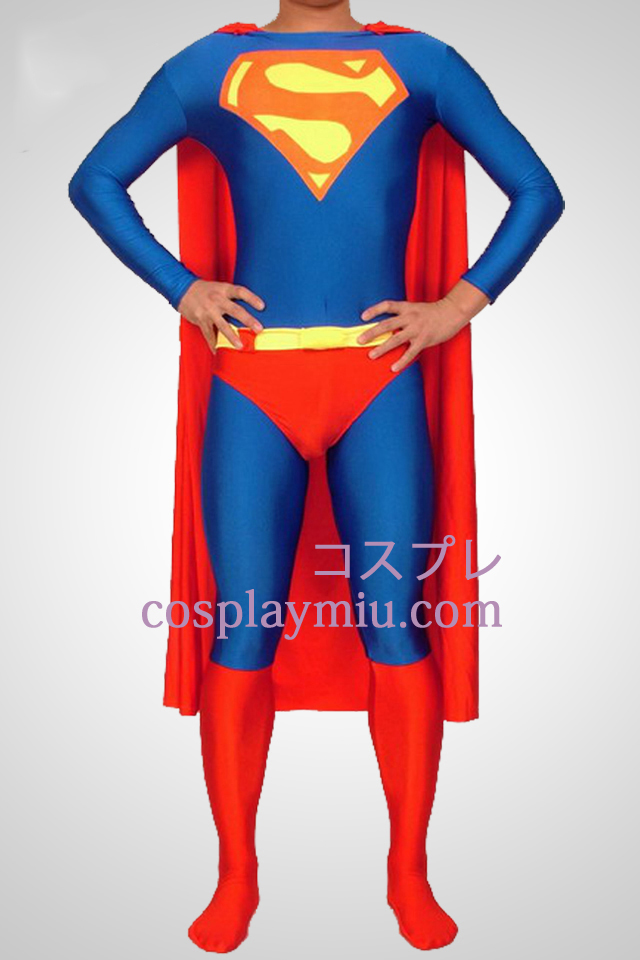 Superman Lycra Spandex Superhero Catsuits