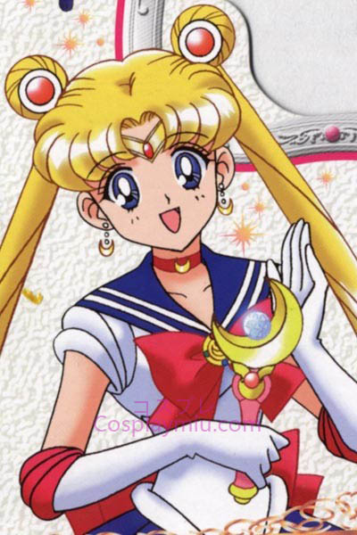Sailor Moon Tsukino Usagi Long Cosplay Wig